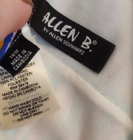 Plus size Swimming Bottoms with tummy drape - Picture 6 of 9